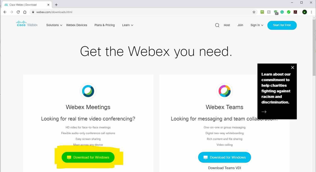 download webex for windows 7